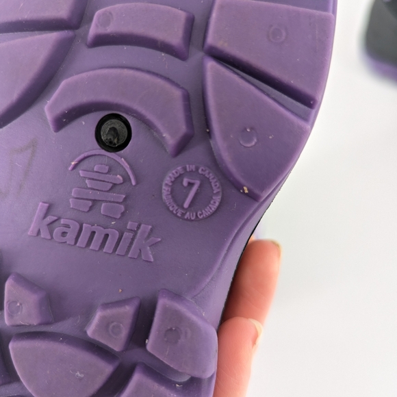 Kamik Snowbug Snow Boots Purple Size 7c - Picture 8 of 8